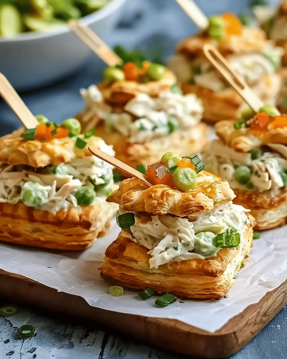 Healthy Chicken Salad Puffs for Effortless Party Pleasures