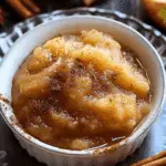 Hot Buttered Apple Sauce With Cinnamon and Nutmeg