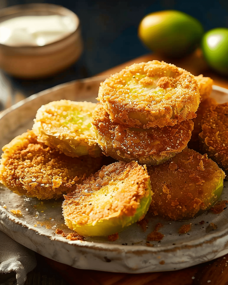 Irresistibly Crispy Fried Green Tomatoes