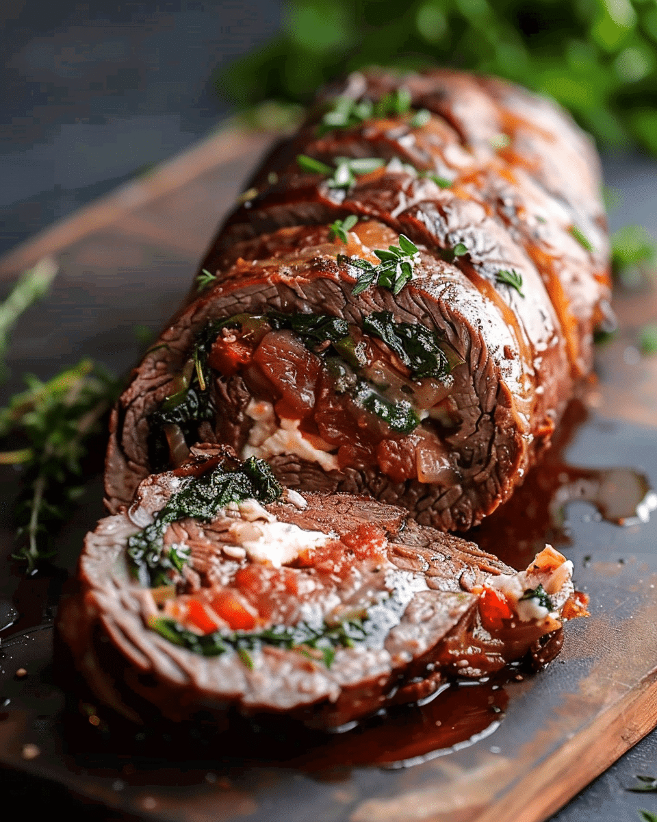 Italian Stuffed Flank Steak
