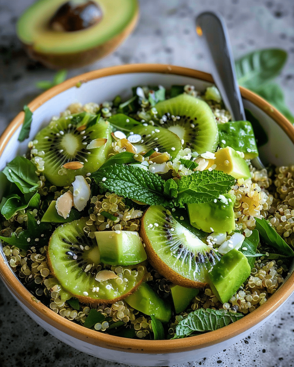 Kiwi Crispy Quinoa Salad