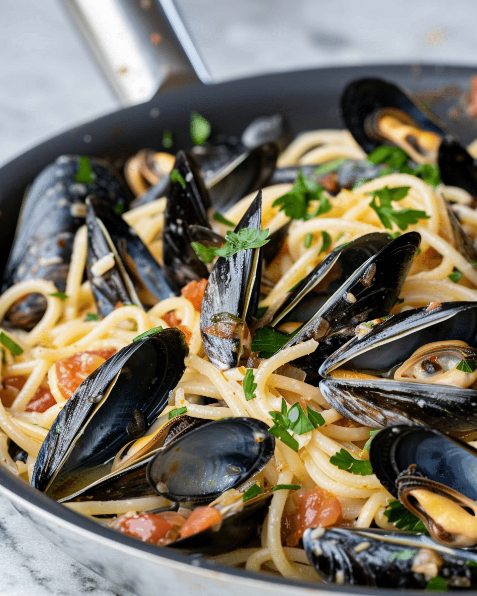 Linguine with Mussels