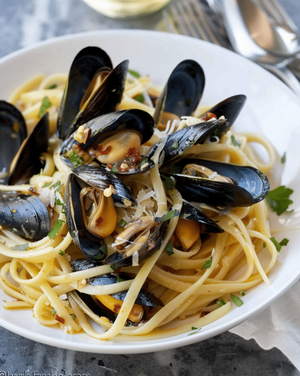 Linguine with Mussels