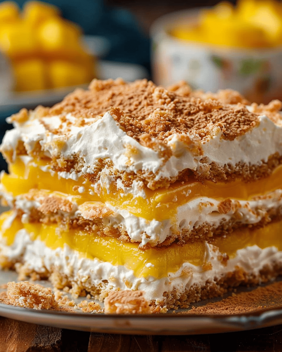 Mango Float Filipino Dessert