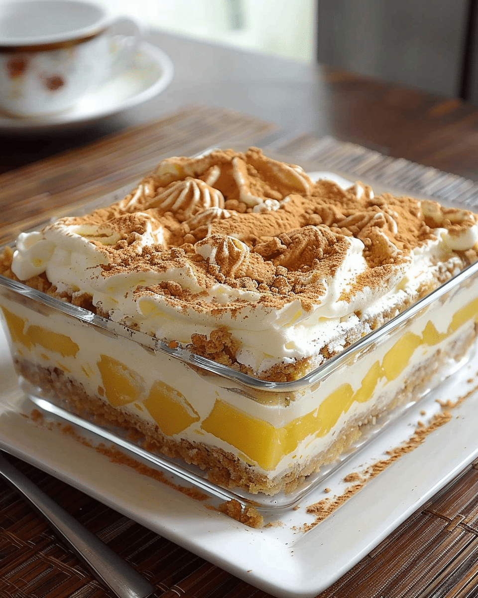 Mango Float Filipino Dessert