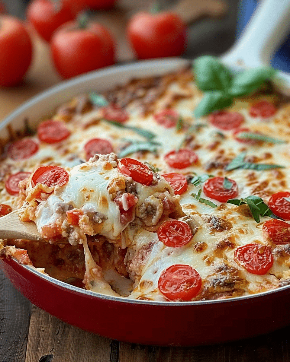 Melty Cheesy Bruschetta Dip – Easy Crowd Pleaser