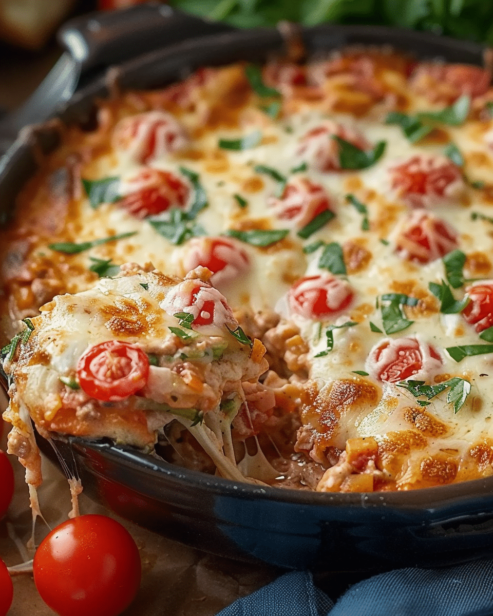 Melty Cheesy Bruschetta Dip – Easy Crowd Pleaser