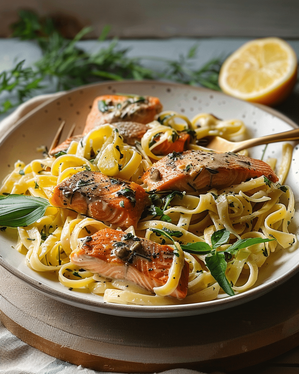 Midnight Trout Pasta