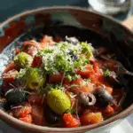 Olives alla Puttanesca: Big Mediterranean Flavor in a Small Bowl