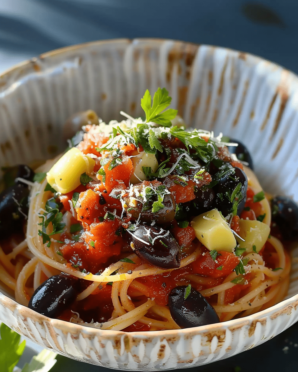 Olives alla Puttanesca: Big Mediterranean Flavor in a Small Bowl