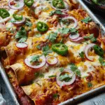 Pizza Enchiladas – Combining the Comfort of Pizza with the Format of Enchiladas