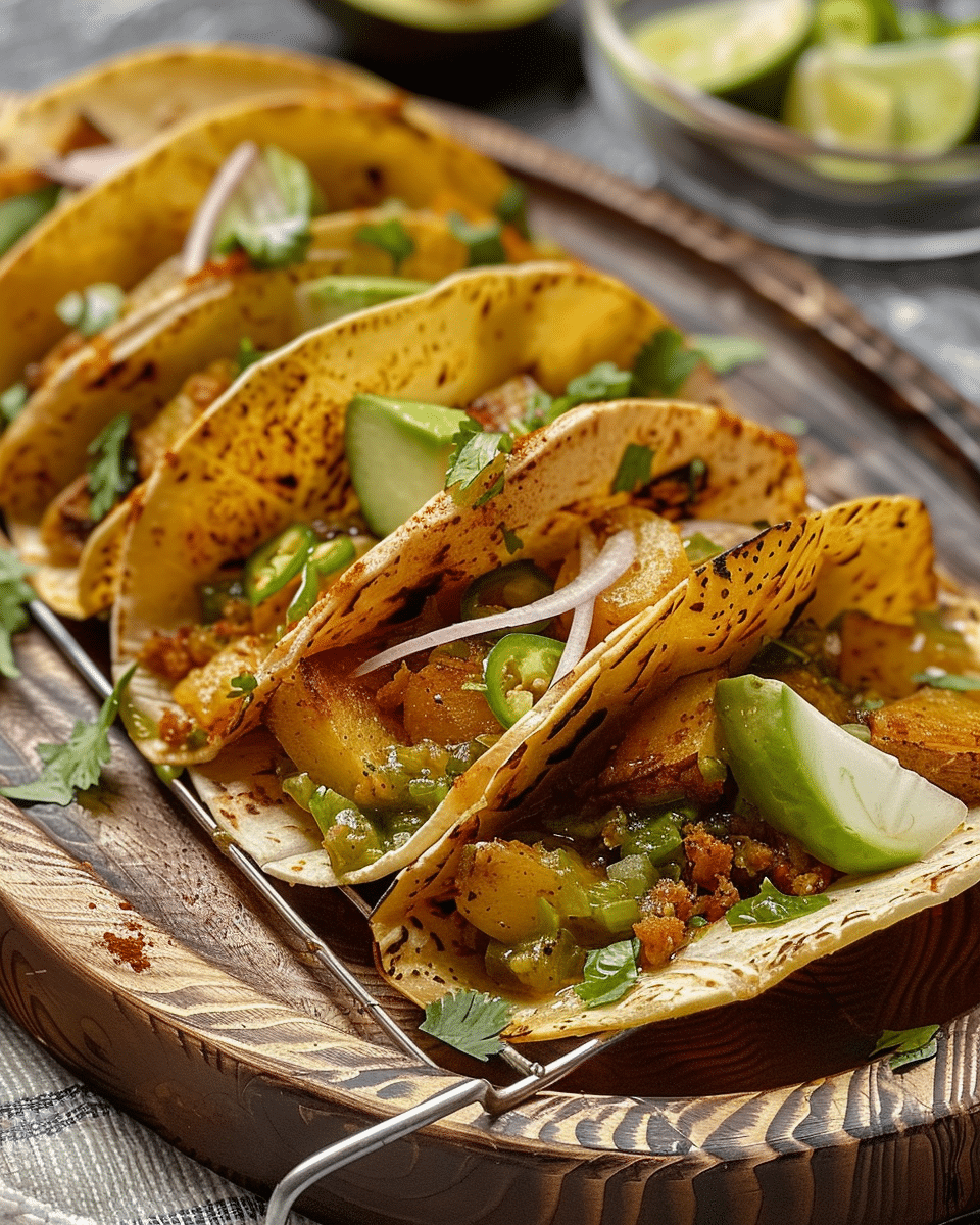 Potato Tacos with Green Chilies – An Easy Flavor-Packed Taco Fix