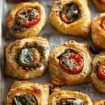 Puff Pastry Pesto Pizza Bites