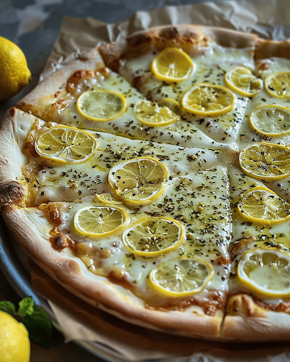 Refreshing Lemon Pizza: A Bright and Zesty Dessert Delight