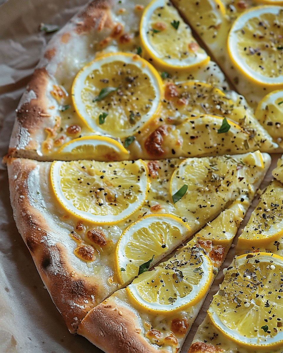 Refreshing Lemon Pizza: A Bright and Zesty Dessert Delight