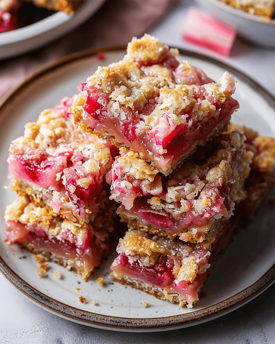 Rhubarb Magic Bars Classic