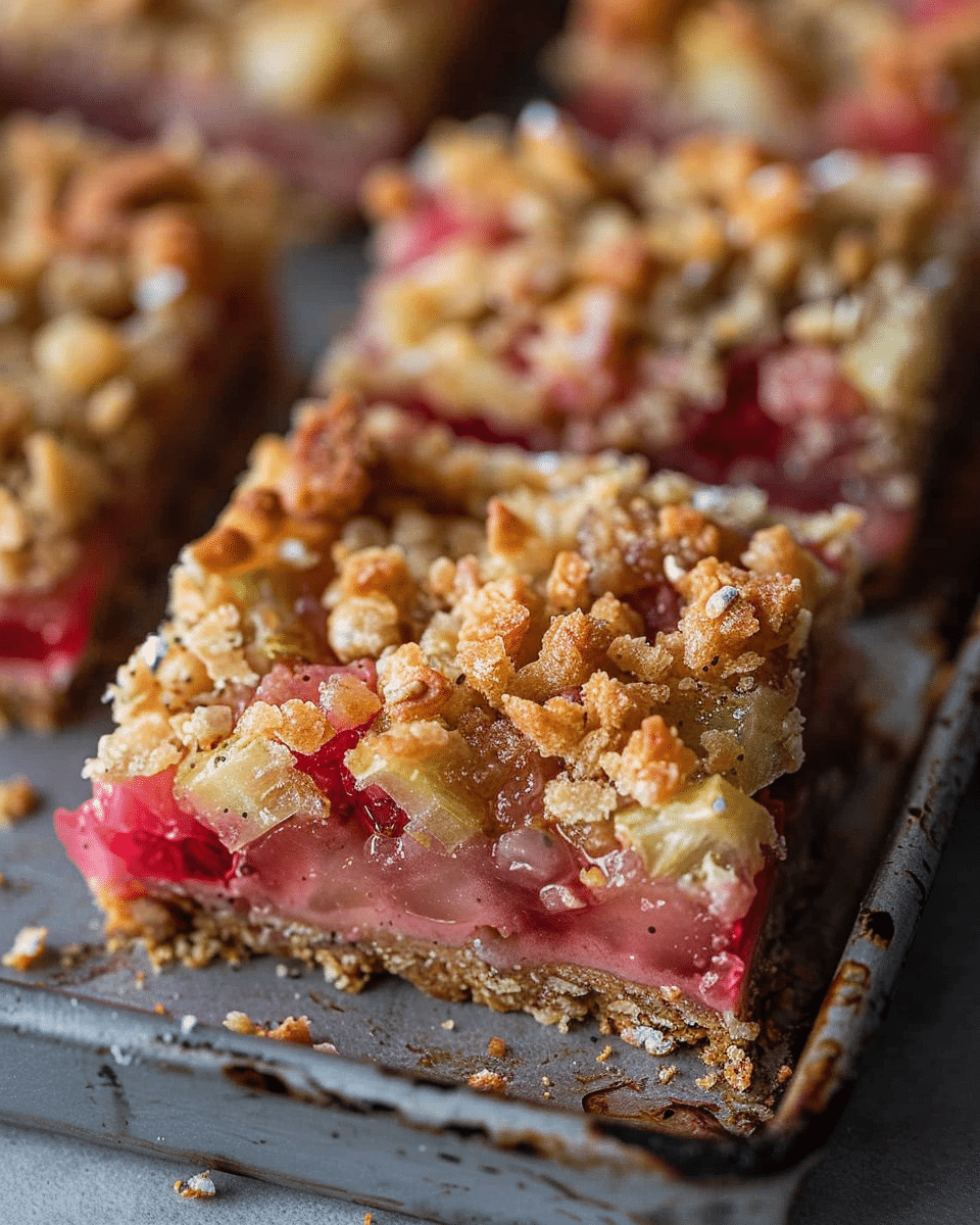 Rhubarb Magic Bars Classic