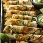 Roasted Chicken Verde Taquitos