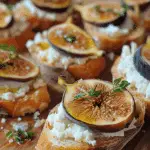 Roasted Fig & Goat Cheese Crostini – A Fancy Appetizer!
