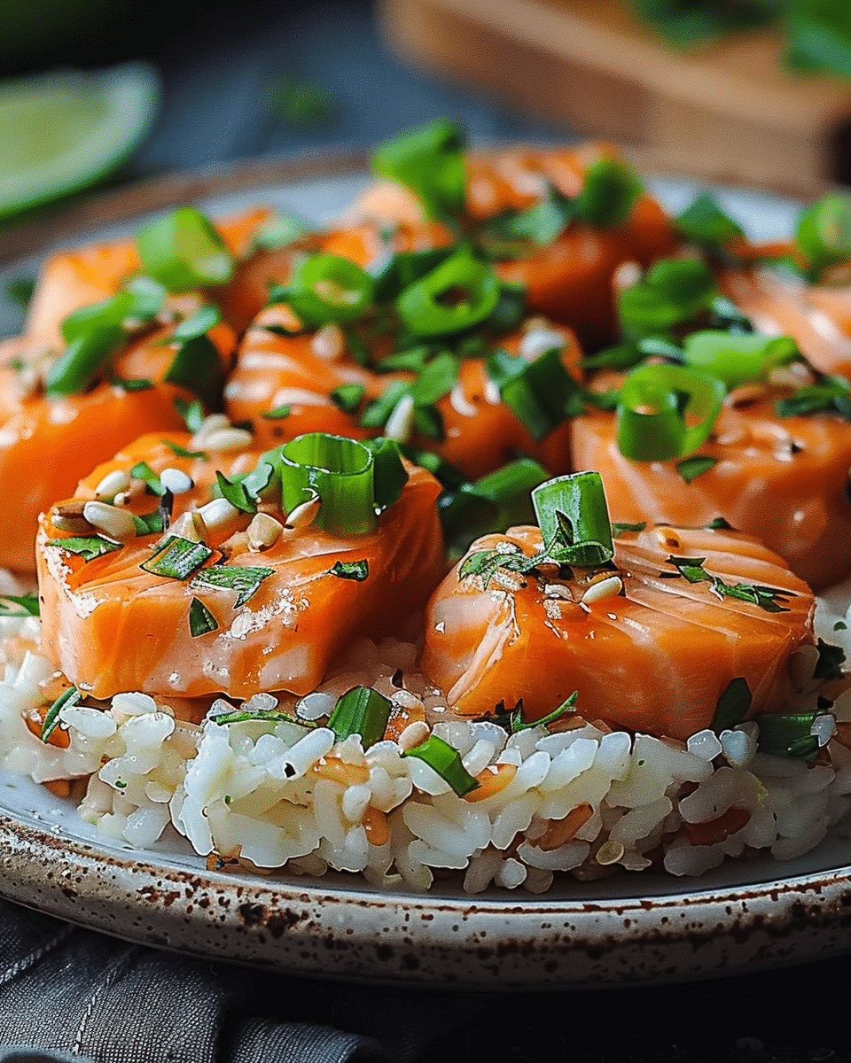 Salmon Crispy Rice