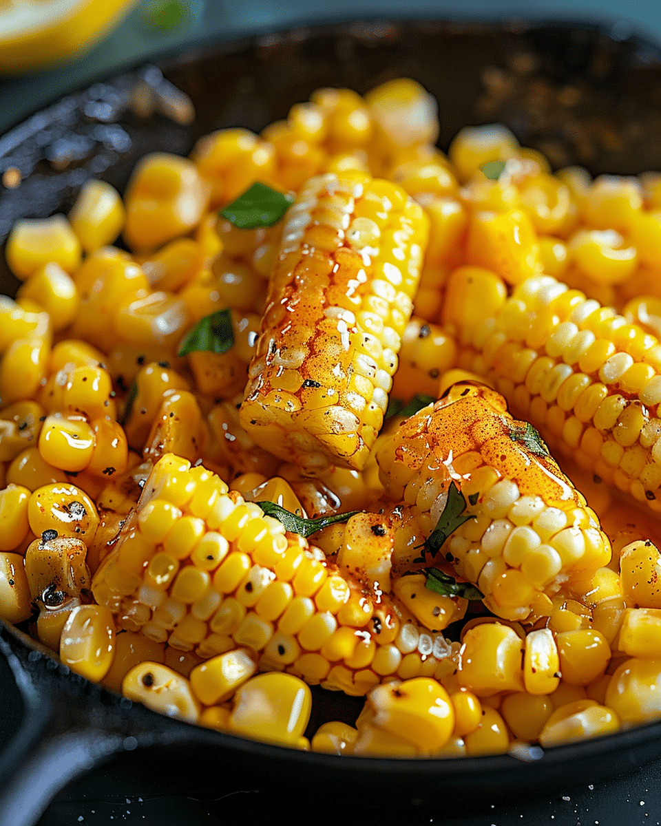 Skillet Corn with Honey Butter
