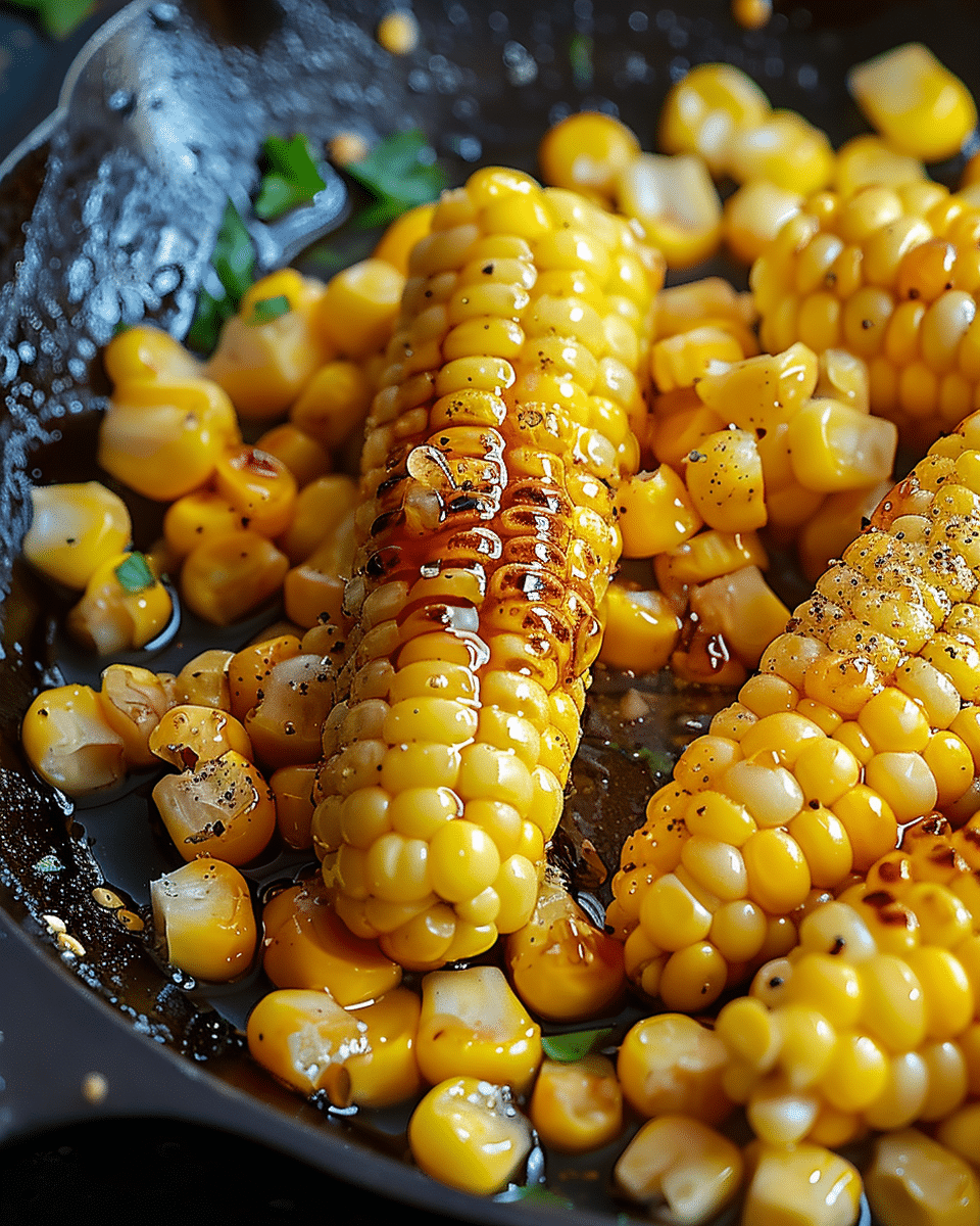 Skillet Corn with Honey Butter