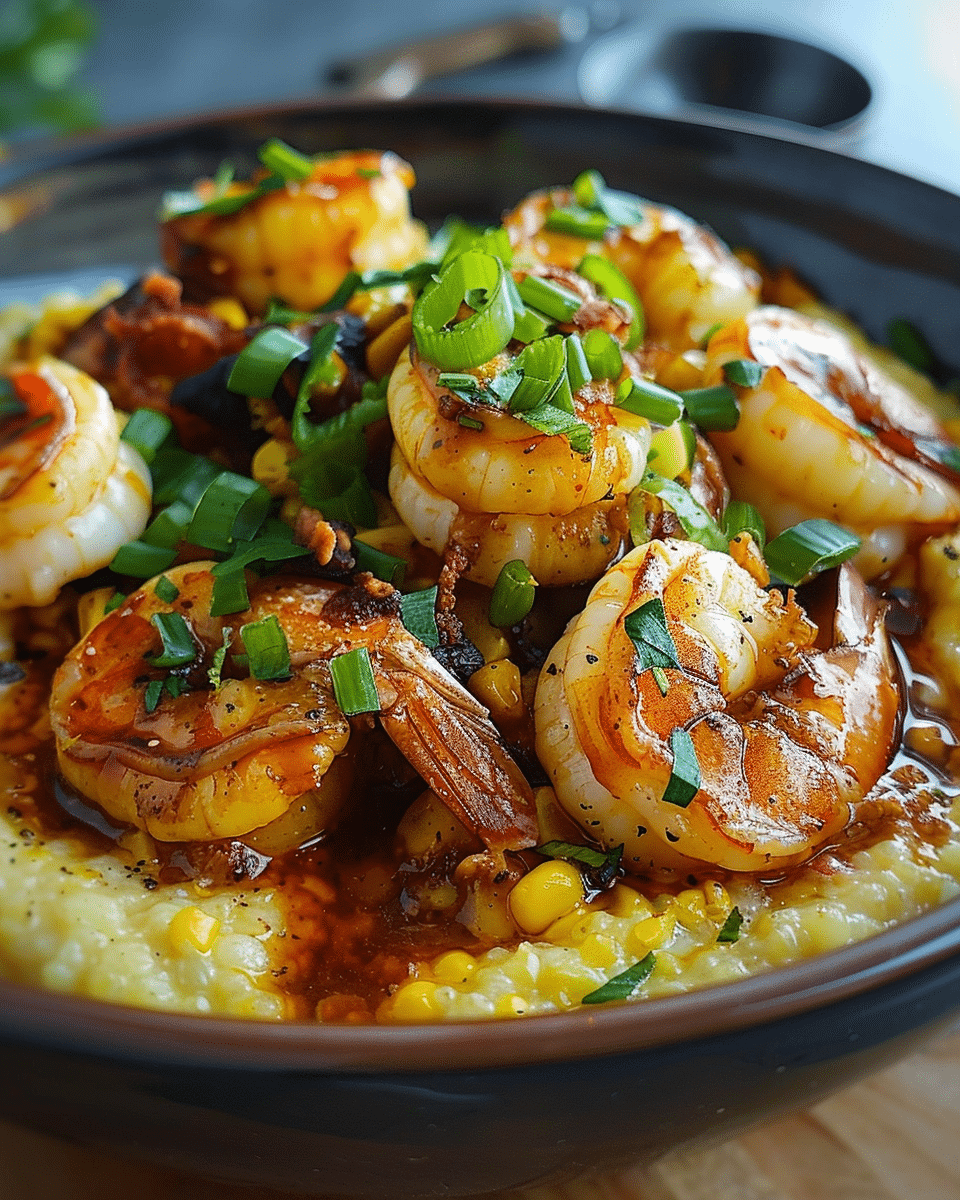 Southern Shrimp and Corn Grits Bowl