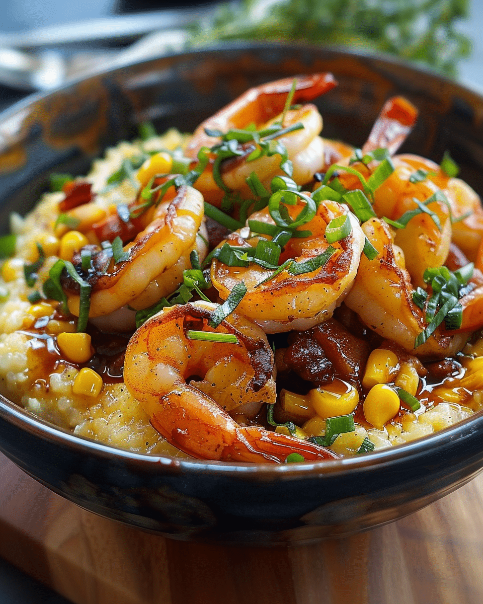 Southern Shrimp and Corn Grits Bowl