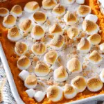 Sweet Potato Pineapple Casserole with Marshmallows