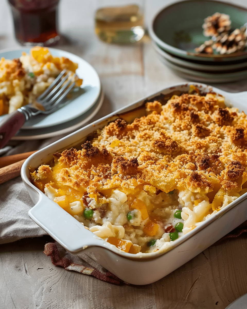 Thanksgiving Leftovers Casserole