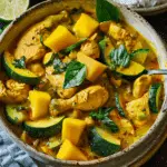 Turmeric Chicken Curry with Mango and Zucchini