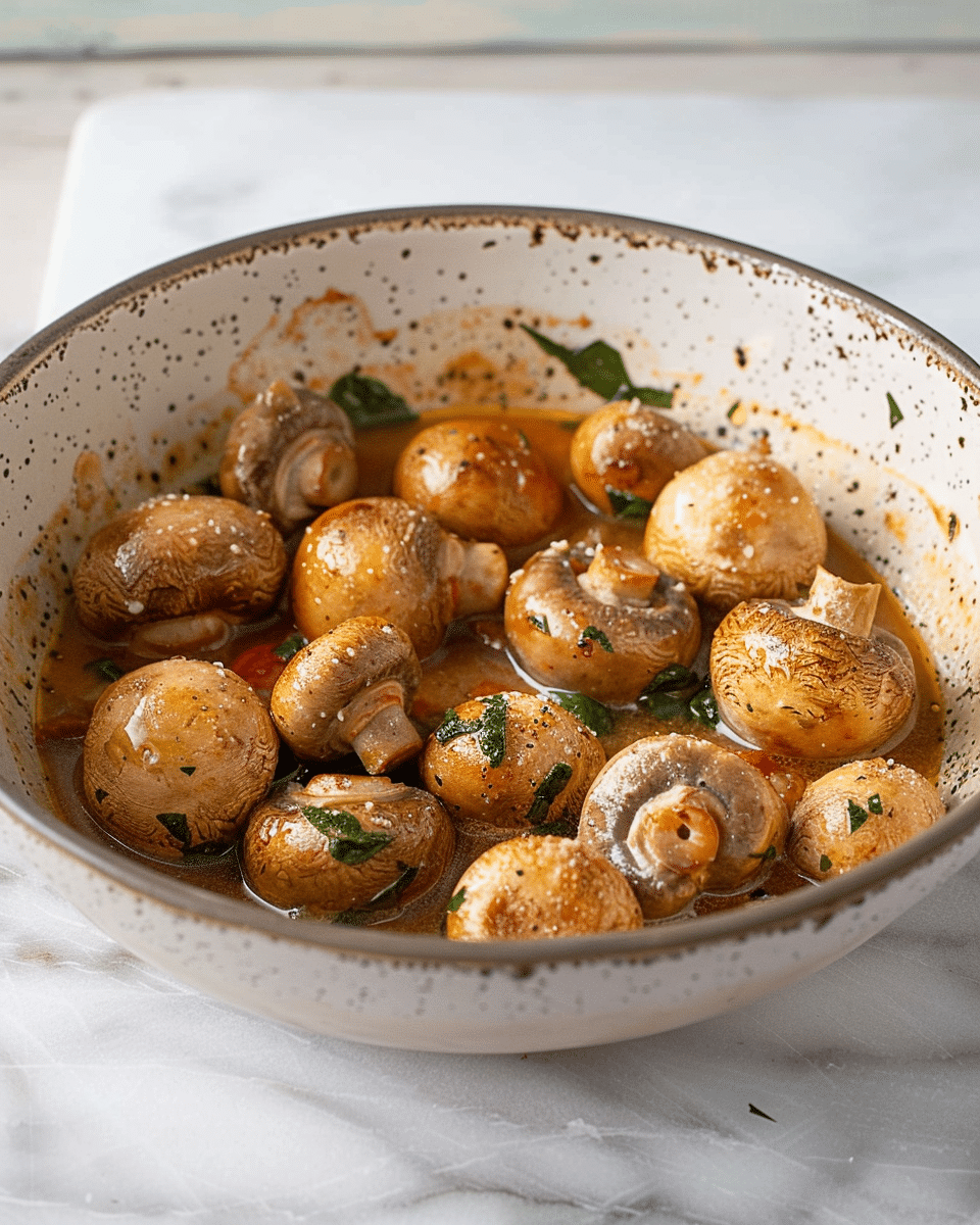Tuscan Butter Mushrooms