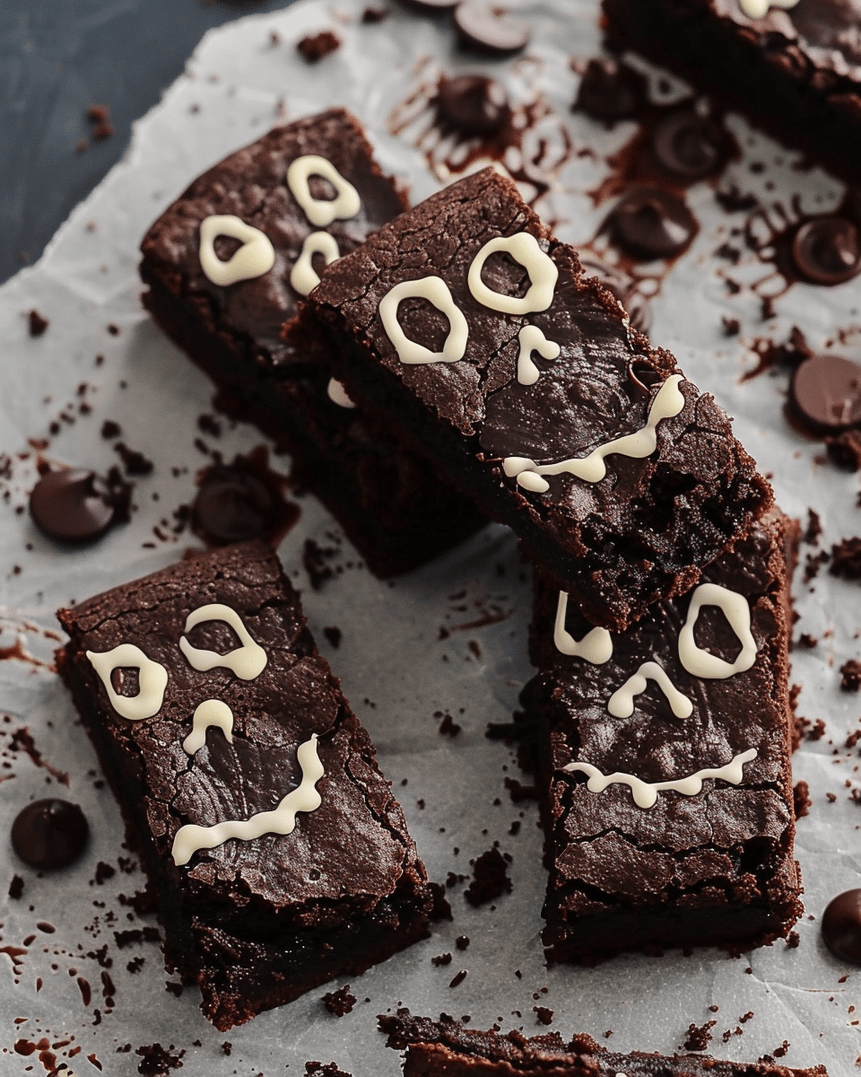 Vegan Coffin Brownies