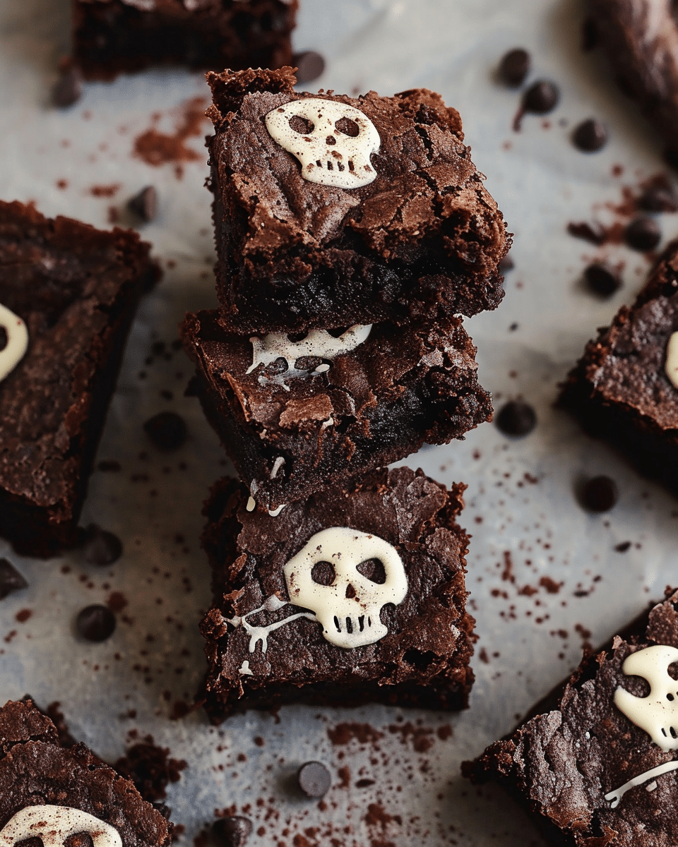 Vegan Coffin Brownies