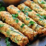Vegan Zucchini and Oatmeal Sticks