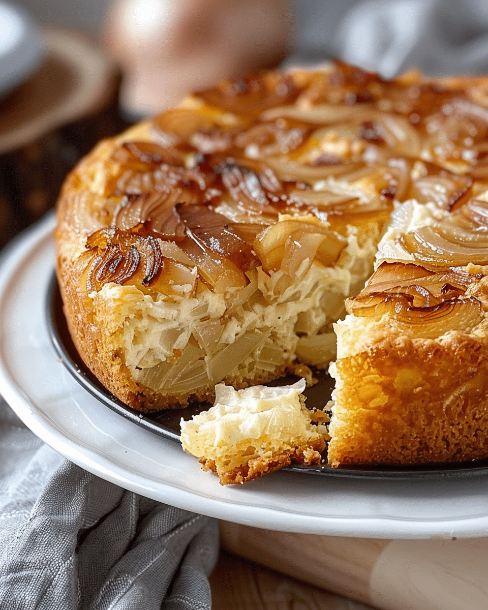 Amish Onion Cake