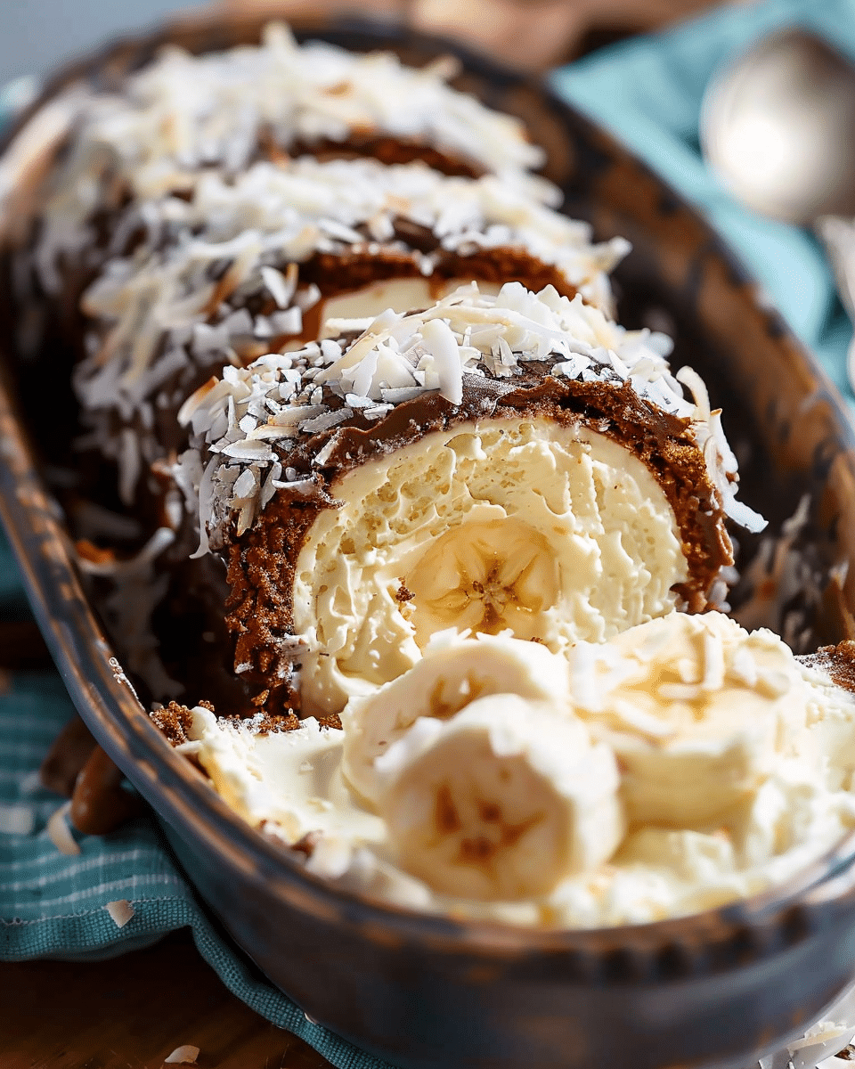 Best Easy No-Bake Coconut Dessert – Bounty Style Rolls