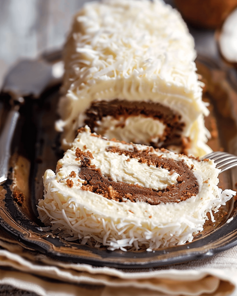 Best Easy No-Bake Coconut Dessert – Bounty Style Rolls