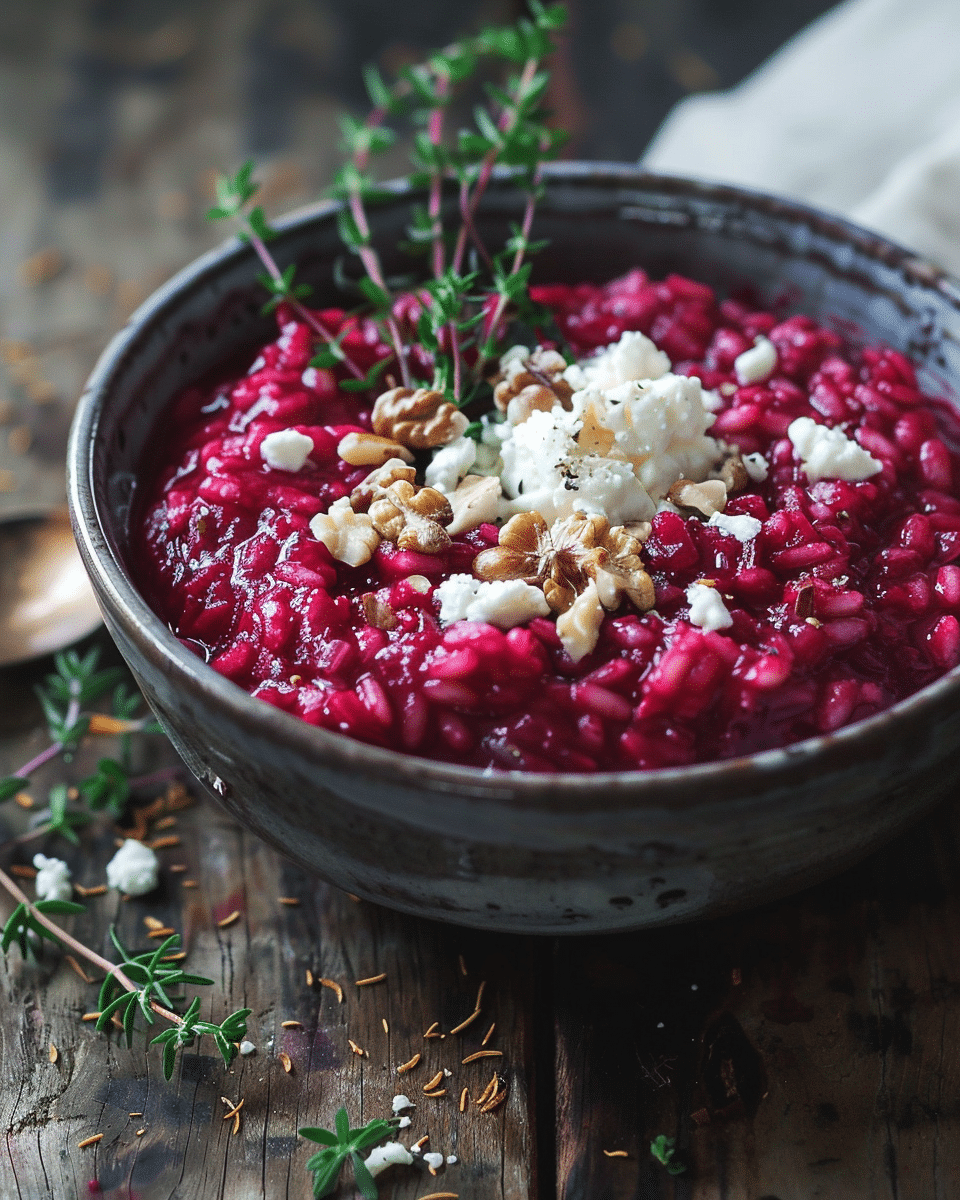 Bloody Beet Risotto