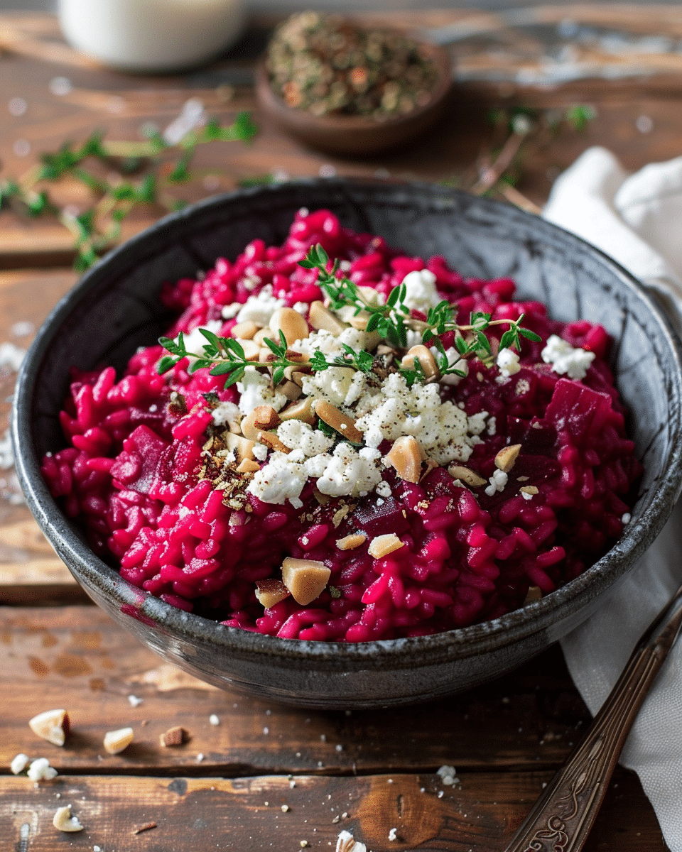 Bloody Beet Risotto