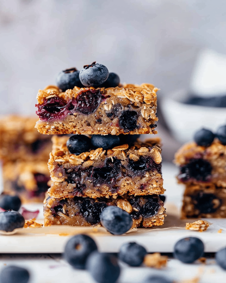Blueberry Quinoa Breakfast Bars