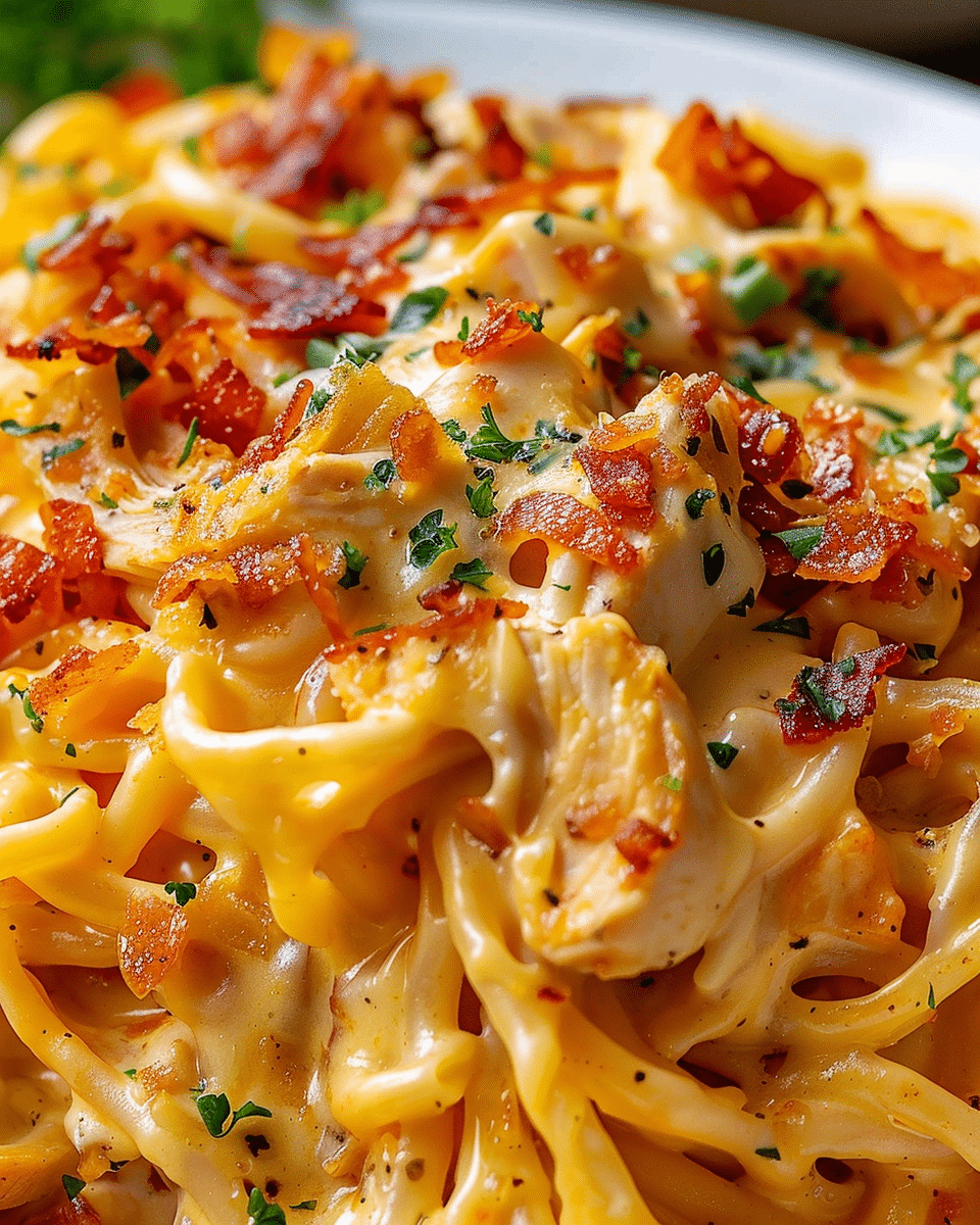 Cheesy Chicken Spaghetti