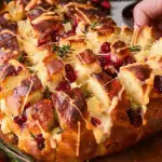 Cranberry Brie Pull-Apart Bread