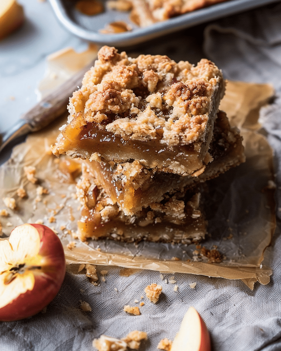Double the Streusel Apple Butter Bars