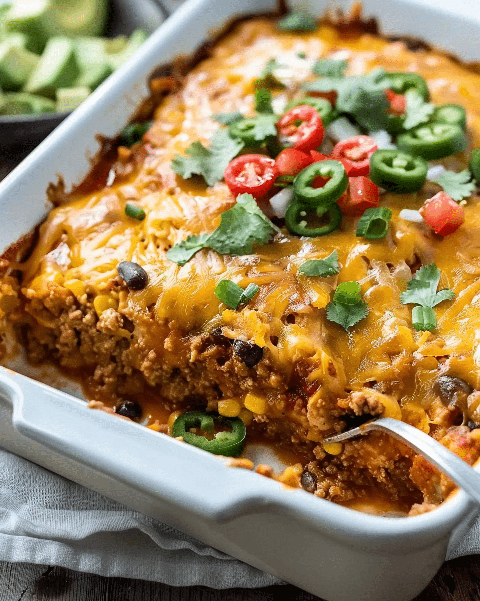 Easy Baked Burrito Casserole Recipe