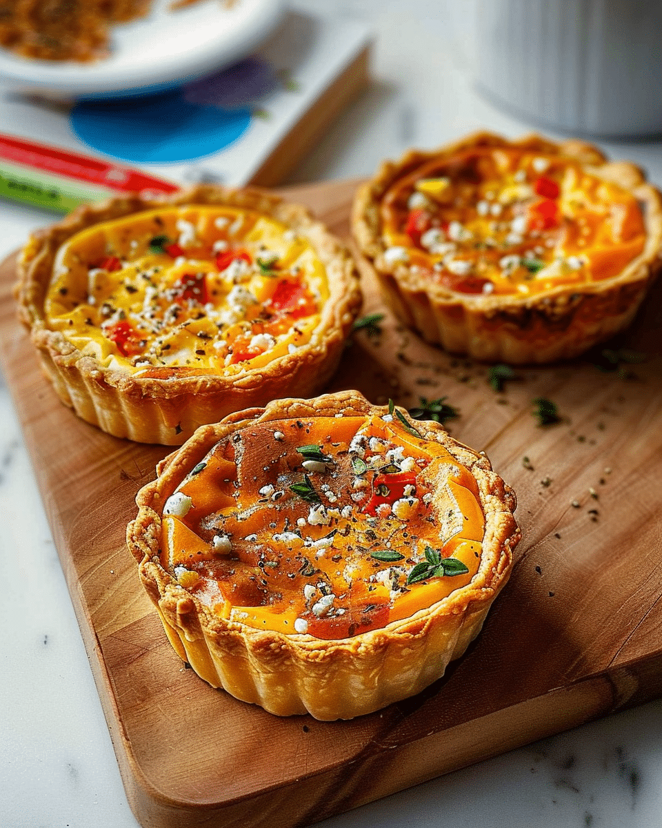 Feta Veggie Egg Tarts