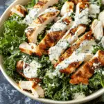 Asiago Buttermilk Chicken Kale Salad
