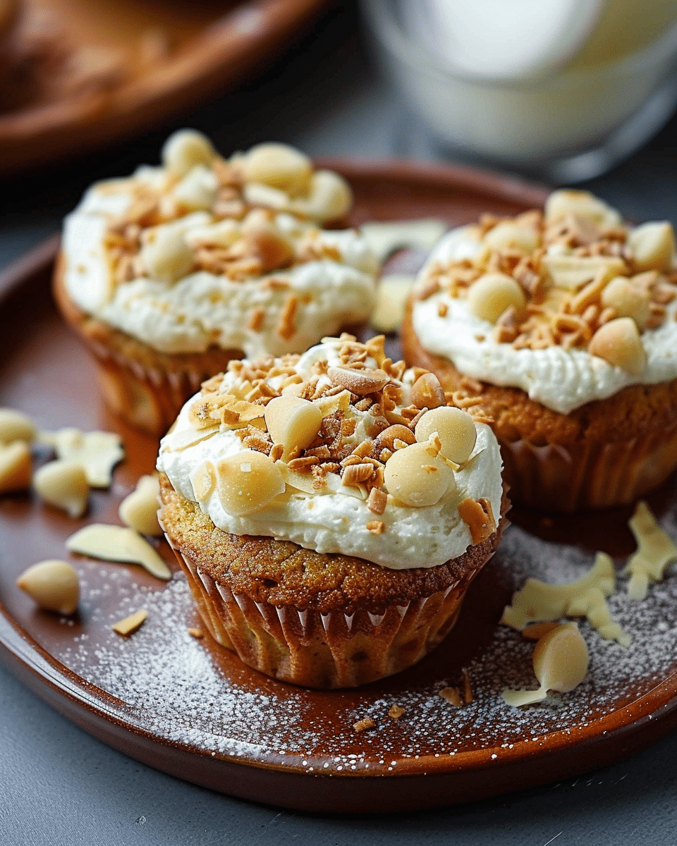 Horchata White Chocolate Protein Muffins
