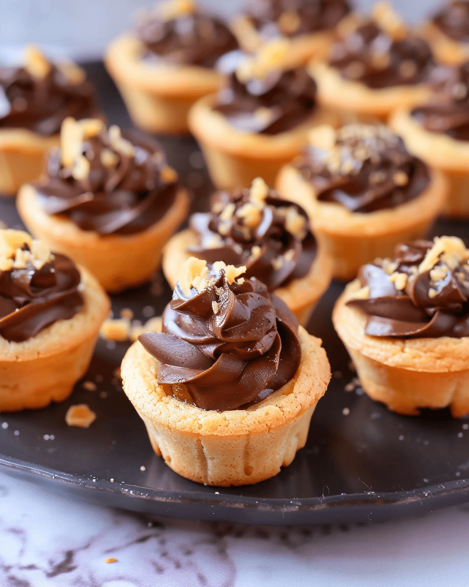 Keto Twix Cookie Cups