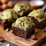 Pistachio Ferrero Rocher Brownies
